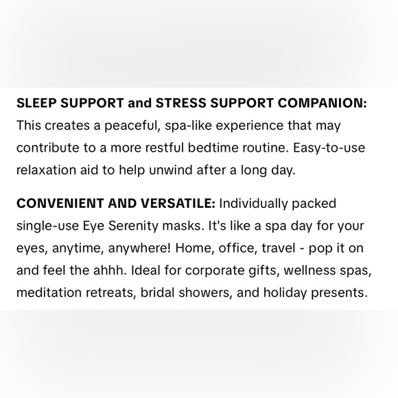 Steam Eye Compress Sleep Mask in Heat Warm NEW Relax - Picture 6 of 7